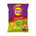 Чипсы Lays рифлёные со вкусом острая креветка с васаби 105 г Чипсы Lays рифлёные со вкусом острая креветка с васаби 105 г