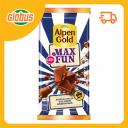 Шоколад молочный Alpen Gold Максфан с мармеладом со вкусом колы, попкорном и взрывной карамелью Шоколад молочный Alpen Gold Максфан с мармеладом со вкусом колы, попкорном и взрывной карамелью