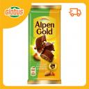 Шоколад молочный Alpen Gold Солёный миндаль и карамель Шоколад молочный Alpen Gold Солёный миндаль и карамель