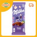 Шоколад молочный Milka с фундуком и изюмом Шоколад молочный Milka с фундуком и изюмом