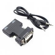 HDMI 1.4 Кабель-переходник, HDMI 1.4 к VGA / Аудио 3,5 мм Кабель-переходник Male - Female 1080P Короткий (менее 20 см) HDMI 1.4 Кабель-переходник, HDMI 1.4 к VGA / Аудио 3,5 мм Кабель-переходник Male - Female 1080P Короткий (менее 20 см)