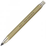 Карандаш цанговый чернографитовый с точилкой KOH-I-NOOR 5340/N1MZ1KK 5.6 мм цвет корпуса золотистый Карандаш цанговый чернографитовый с точилкой KOH-I-NOOR 5340/N1MZ1KK 5.6 мм цвет корпуса золотистый