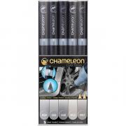 Маркер спиртовой Chameleon Color Tones CT0509 5 Gray Tones, 5 маркеров серых тонов Маркер спиртовой Chameleon Color Tones CT0509 5 Gray Tones, 5 маркеров серых тонов