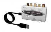 Behringer Ufo202 Usb - интерфейс внешний для записи и воспроизведения звука на компьютере Behringer Ufo202 Usb - интерфейс внешний для записи и воспроизведения звука на компьютере