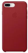 Чехол кожаный Apple Leather Case MQHN2ZM/A для iPhone 8 Plus/7 Plus - RED Чехол кожаный Apple Leather Case MQHN2ZM/A для iPhone 8 Plus/7 Plus - RED
