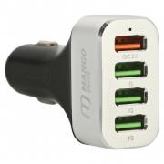 Автомобильное зарядное устройство Mango Device Quick Charge 2.0 (silver, 4USB car charger) Автомобильное зарядное устройство Mango Device Quick Charge 2.0 (silver, 4USB car charger)