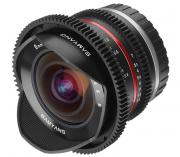 Объектив Samyang 8mm T3.1 Cine UMC Fisheye II VDSLR Canon EF-M Объектив Samyang 8mm T3.1 Cine UMC Fisheye II VDSLR Canon EF-M