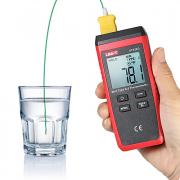 Цифровой термометр uni-t ut320d 2-канальный термопарный прибор с термопарой типа K / J Цифровой термометр uni-t ut320d 2-канальный термопарный прибор с термопарой типа K / J