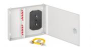 Кросс оптический настенный, 16 портов FC/UPC NIKOMAX NMF-WP16FCUS2-IB-GY Кросс оптический настенный, 16 портов FC/UPC NIKOMAX NMF-WP16FCUS2-IB-GY