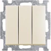 ABB Basic55 1012-0-2158 Выключатель трехклавишный (16 А, под рамку, скрытая установка, слоновая кость) ABB Basic55 1012-0-2158 Выключатель трехклавишный (16 А, под рамку, скрытая установка, слоновая кость)