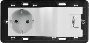 Legrand Valena Allure 753110 Розетка с заземляющим контактом (16 А, USBx1 шт, под рамку, скрытая установка, винтовые зажимы, белый) Legrand Valena Allure 753110 Розетка с заземляющим контактом (16 А, USBx1 шт, под рамку, скрытая установка, винтовые зажимы, белый)