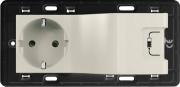 Legrand Valena Allure 753210 Розетка с заземляющим контактом (16 А, USBx1 шт, под рамку, скрытая установка, винтовые зажимы, слоновая кость) Legrand Valena Allure 753210 Розетка с заземляющим контактом (16 А, USBx1 шт, под рамку, скрытая установка, винтовые зажимы, слоновая кость)