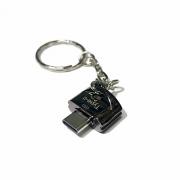 Apacer MicroSD/MicroSDHC/MicroSDXC/TF USB 2.0 Type-C Устройство чтения карт памяти Флэш-накопитель Apacer MicroSD/MicroSDHC/MicroSDXC/TF USB 2.0 Type-C Устройство чтения карт памяти Флэш-накопитель