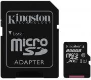Карта памяти 256GB Kingston SDCS/256GB MicroSDXC Class 10 Canvas Select UHS-I U1 (80 MBb/s) + SD адаптер Карта памяти 256GB Kingston SDCS/256GB MicroSDXC Class 10 Canvas Select UHS-I U1 (80 MBb/s) + SD адаптер