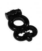 Чёрное эрекционное кольцо Rings Treadle с подхватом Lola toys 0114-62Lola Чёрное эрекционное кольцо Rings Treadle с подхватом Lola toys 0114-62Lola