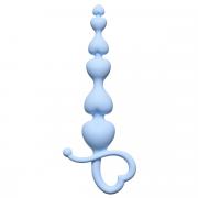 Голубая анальная цепочка Begginers Beads - 18 см. Lola toys 4102-02Lola Голубая анальная цепочка Begginers Beads - 18 см. Lola toys 4102-02Lola