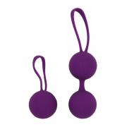Фиолетовый набор для тренировки вагинальных мышц Kegel Balls RestArt RA-302_f Фиолетовый набор для тренировки вагинальных мышц Kegel Balls RestArt RA-302_f
