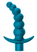 Бирюзовая анальная ёлочка с вибрацией Ecstasy - 14 см. Lola toys 8009-03Lola Бирюзовая анальная ёлочка с вибрацией Ecstasy - 14 см. Lola toys 8009-03Lola