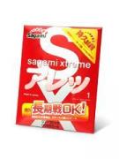 Утолщенный презерватив Sagami Xtreme FEEL LONG с точками - 1 шт. Sagami Sagami Xtreme FEEL LONG №1 Утолщенный презерватив Sagami Xtreme FEEL LONG с точками - 1 шт. Sagami Sagami Xtreme FEEL LONG №1