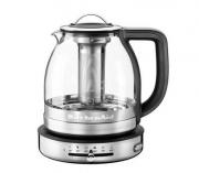 Чайник электрический 1,5л для кипячения и заваривания KitchenAid (Прозрачное стекло) 5KEK1322ESS Чайник электрический 1,5л для кипячения и заваривания KitchenAid (Прозрачное стекло) 5KEK1322ESS