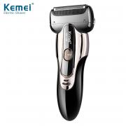 Kemei7100 3 Головки Магнитной Подвеске Двигателя Сильная Власть Для Бритья Бритва Электрическая Бритва IPX7 Водонепроницаемый Брит Kemei7100 3 Головки Магнитной Подвеске Двигателя Сильная Власть Для Бритья Бритва Электрическая Бритва IPX7 Водонепроницаемый Брит