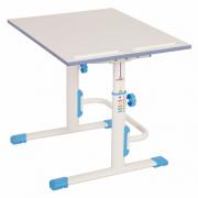 Растущая парта-трансформер Polini Simple M1 75x55 см, белый-синий Растущая парта-трансформер Polini Simple M1 75x55 см, белый-синий
