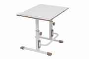 Растущая парта-трансформер Polini Simple M1 75x55 см, белый-макиато Растущая парта-трансформер Polini Simple M1 75x55 см, белый-макиато