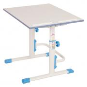 Детский растущая парта-трансформер Polini Simple M1 75x55 см, белый-синий Детский растущая парта-трансформер Polini Simple M1 75x55 см, белый-синий