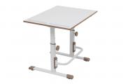 Детская растущая парта-трансформер Polini Simple M1 75x55 см, белый-макиато Детская растущая парта-трансформер Polini Simple M1 75x55 см, белый-макиато