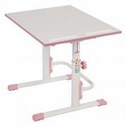 Растущая парта-трансформер Polini Simple M1 75x55 см, белый-розовый Растущая парта-трансформер Polini Simple M1 75x55 см, белый-розовый