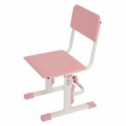 Стул для школьника регулируемый Polini City / Polini Smart L, белый-розовый Стул для школьника регулируемый Polini City / Polini Smart L, белый-розовый