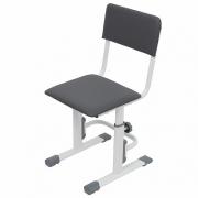 Стул для школьника регулируемый Polini City / Polini Smart L, белый-серый Стул для школьника регулируемый Polini City / Polini Smart L, белый-серый
