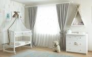 Детская комната Polini Плюшевые Мишки белый-макиато: кровать 621+комод 3190 Детская комната Polini Плюшевые Мишки белый-макиато: кровать 621+комод 3190