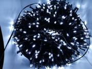Гирлянда уличная Д: 48m., 600LED ламп, тёный провод, цвет свечения Белый,6 режимов. св Гирлянда уличная Д: 48m., 600LED ламп, тёный провод, цвет свечения Белый,6 режимов. св