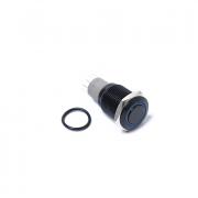 16mm 12v синяя светодиодная сила кнопка переключатель черный алюминиевый металл (вкл.) / Off type 16mm 12v синяя светодиодная сила кнопка переключатель черный алюминиевый металл (вкл.) / Off type