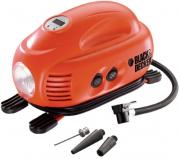 Black&Decker ASI200-XJ Компрессор автомобильный (120PSI/8 бар, 12 В, цифровой манометр, фонарь) Black&Decker ASI200-XJ Компрессор автомобильный (120PSI/8 бар, 12 В, цифровой манометр, фонарь)