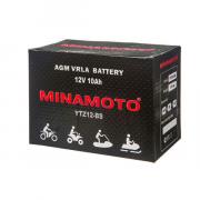 Стартерный свинцово-кислотный аккумулятор MINAMOTO YTZ12-BS 12 В, 9 Ач, габариты (150х85х107) Стартерный свинцово-кислотный аккумулятор MINAMOTO YTZ12-BS 12 В, 9 Ач, габариты (150х85х107)