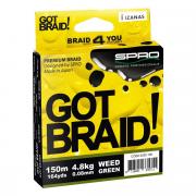 SPRO (Нидерланды) Плетенка SPRO GOT BRAID! (Green 0,22мм 300м 15,5кг зеленая N/5300/222) SPRO (Нидерланды) Плетенка SPRO GOT BRAID! (Green 0,22мм 300м 15,5кг зеленая N/5300/222)