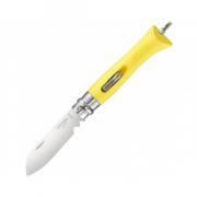 Нож складной филейный Opinel Specialists DIY №09, клинок - 8 см, желтый Нож складной филейный Opinel Specialists DIY №09, клинок - 8 см, желтый