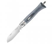 Нож складной филейный Opinel Specialists DIY №09, клинок - 8 см, серый Нож складной филейный Opinel Specialists DIY №09, клинок - 8 см, серый