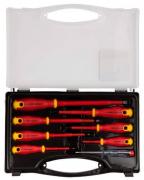 Набор Stayer "PROFI" "ELECTRO": Отвертки диэлектрические, тестер, 100-250B, Cr-V, 8шт Набор Stayer "PROFI" "ELECTRO": Отвертки диэлектрические, тестер, 100-250B, Cr-V, 8шт