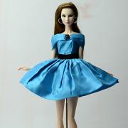 Платья Платье Для Barbiedoll Синий Полиэстер / Хлопок Платье Для Девичий игрушки куклы Платья Платье Для Barbiedoll Синий Полиэстер / Хлопок Платье Для Девичий игрушки куклы