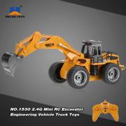HUI NA TOYS NO1530 24G 6CH Мини RC Экскаватор Инженерная Машина RC Автомобиль Грузовик Игрушки HUI NA TOYS NO1530 24G 6CH Мини RC Экскаватор Инженерная Машина RC Автомобиль Грузовик Игрушки