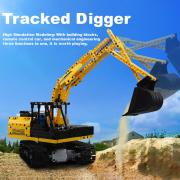 DOUBLE E C51057 24 ГГц 120 4WD 544шт Строительные блоки Гусеничный экскаватор Экскаватор Трактор Автомобиль DIY Игрушка Рождественский подар DOUBLE E C51057 24 ГГц 120 4WD 544шт Строительные блоки Гусеничный экскаватор Экскаватор Трактор Автомобиль DIY Игрушка Рождественский подар