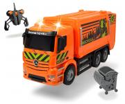 Dickie Toys Мусоровоз на радиоуправлении - Mercedes-Benz Antos, 3-х канальный, свет, звук Dickie Toys Мусоровоз на радиоуправлении - Mercedes-Benz Antos, 3-х канальный, свет, звук