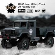 WLtoys 124301 112 2,4 ГГц 4WD 1200G Load Военный Грузовик внедорожный RC Автомобиль для Детей Новичков WLtoys 124301 112 2,4 ГГц 4WD 1200G Load Военный Грузовик внедорожный RC Автомобиль для Детей Новичков