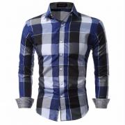 Мужские рубашки Fit Mens Dress Plaid Shirts Мужская одежда Социальная повседневная рубашка Мужская марка Chemise Homme Большой размер XXXL Мужские рубашки Fit Mens Dress Plaid Shirts Мужская одежда Социальная повседневная рубашка Мужская марка Chemise Homme Большой размер XXXL