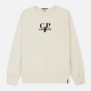 Мужская толстовка C.P. Company Cartoon Sailor Front Embroidered Gauze White Мужская толстовка C.P. Company Cartoon Sailor Front Embroidered Gauze White