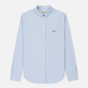 Женская рубашка Maison Kitsune Oxford Tricolor Fox Patch Classic Light Blue Женская рубашка Maison Kitsune Oxford Tricolor Fox Patch Classic Light Blue