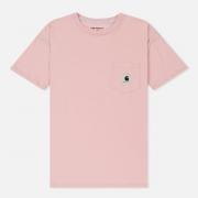 Женская футболка Carhartt WIP W' Carrie Pocket Sandy Rose/Ash Heather Женская футболка Carhartt WIP W' Carrie Pocket Sandy Rose/Ash Heather
